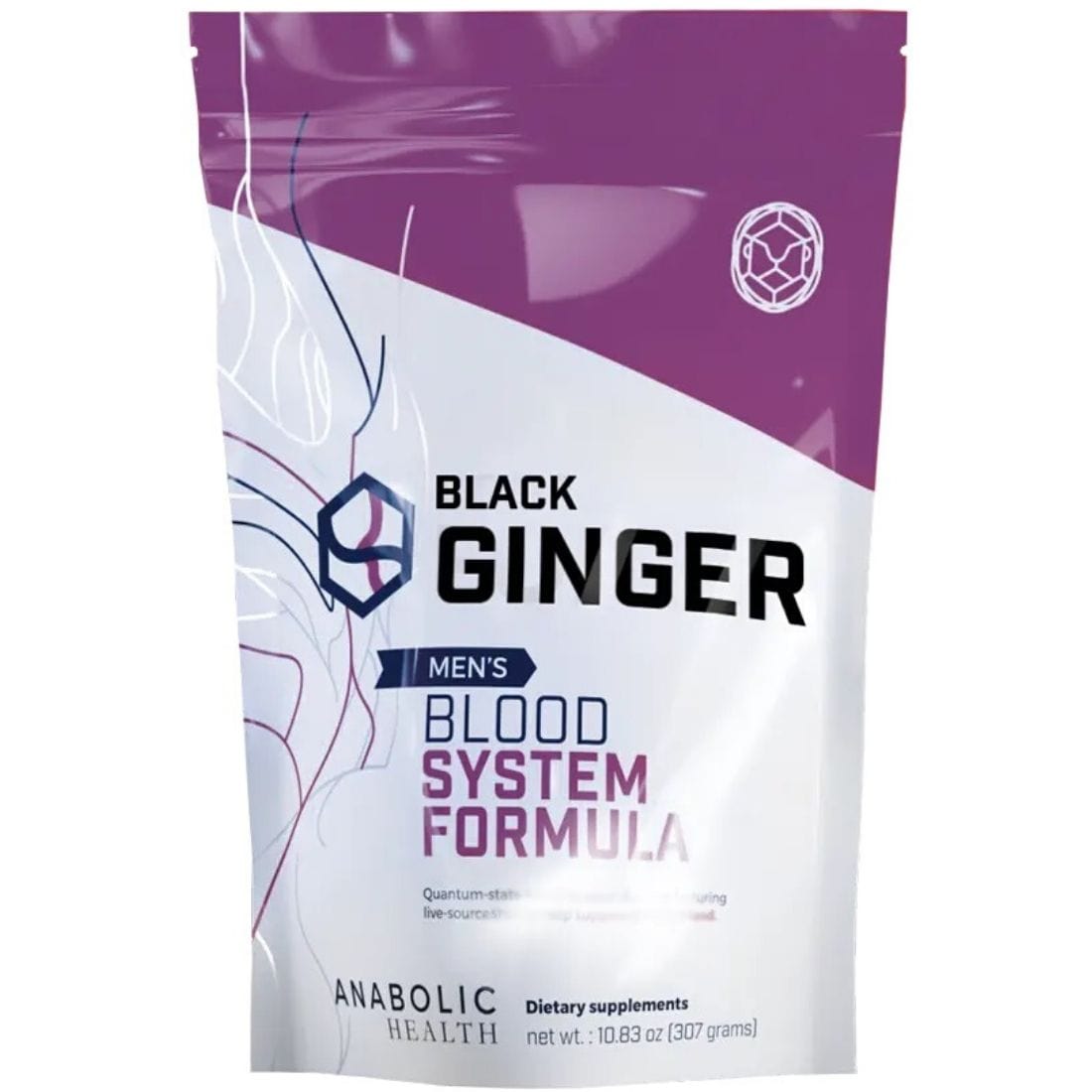 Anabolic Health Black Ginger Men s Blood Support Formula 60g