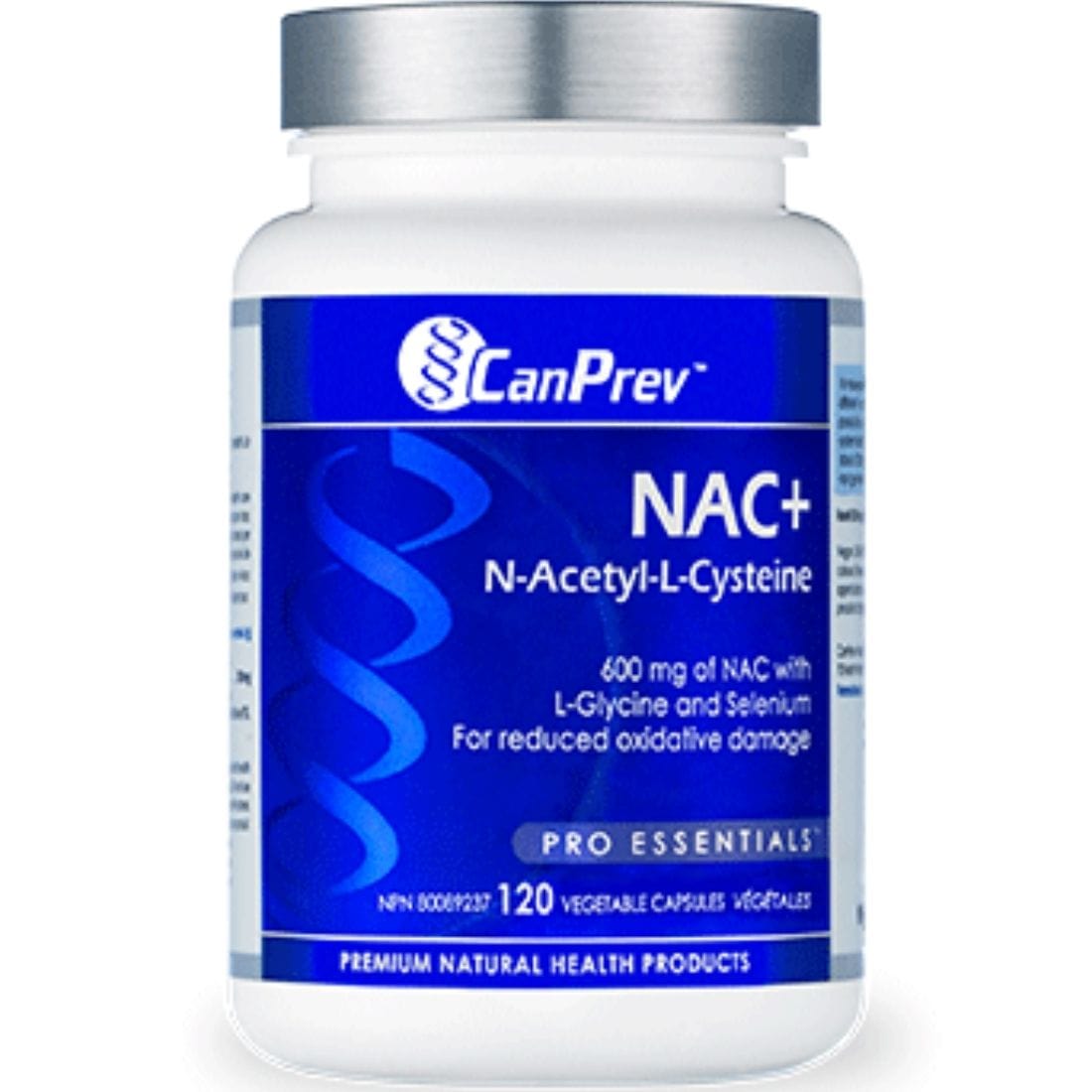 CanPrev NAC N Acetyl L Cysteine 600mg with Glycine and Selenium 120 Capsules