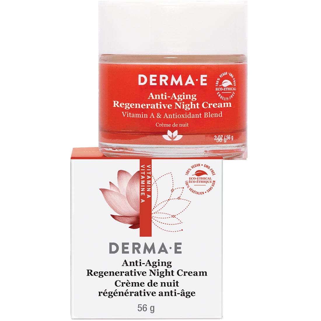 Derma E Anti-Aging Regenerative Night Cream (Formerly Age Defying  Antioxidant Night Creme), 56g