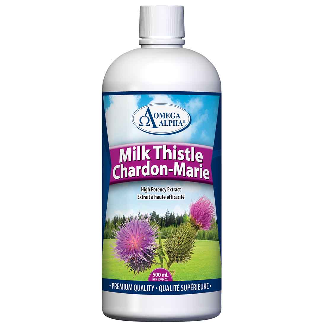 Omega Alpha Liquid Milk Thistle 500ml