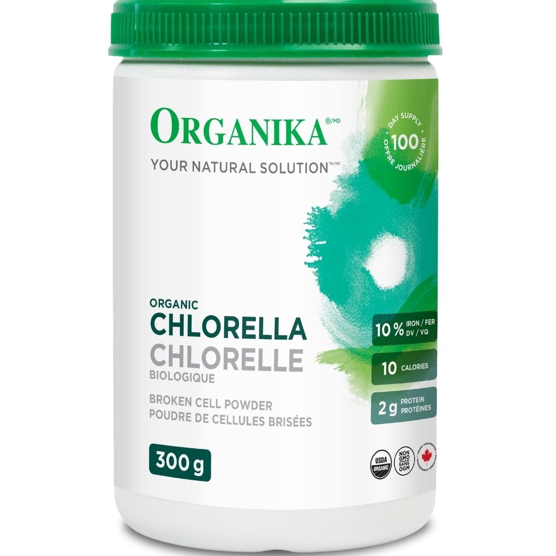 Organic broken outlet cell wall chlorella