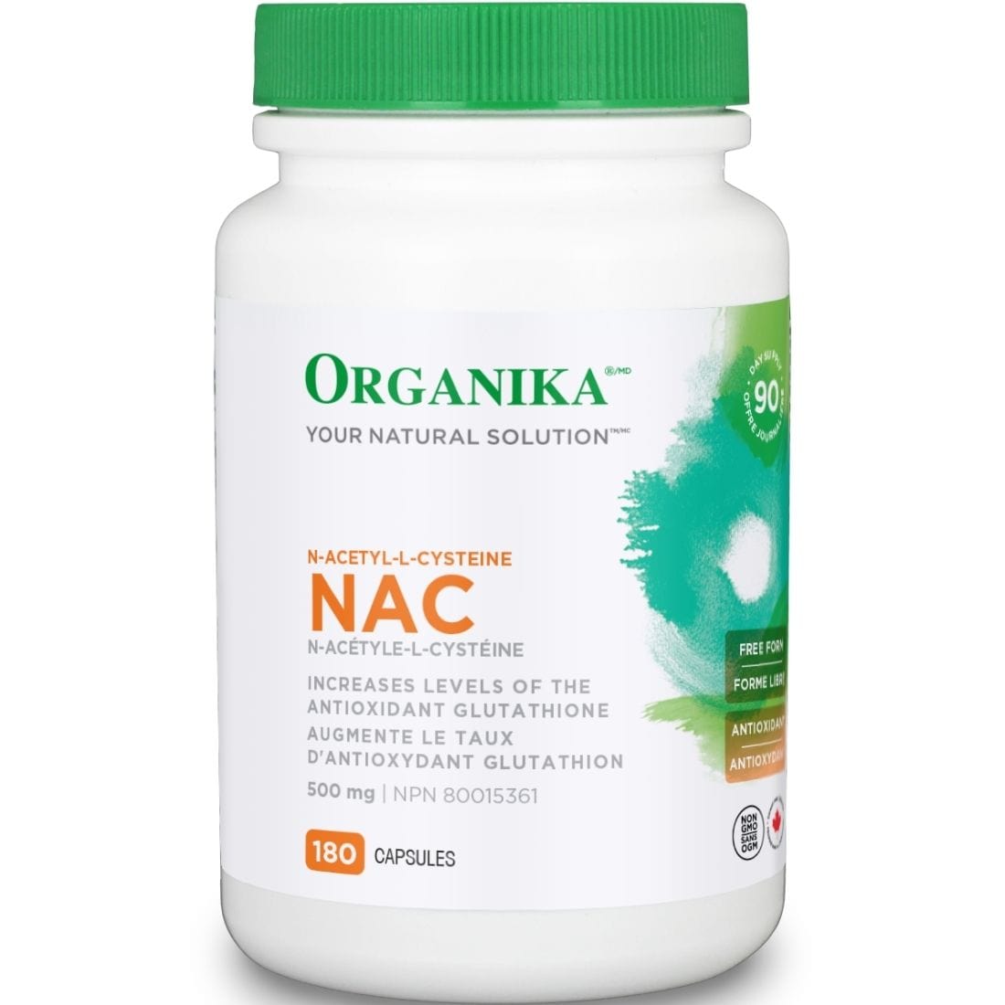 Organika NAC N Acetyl L Cysteine 500mg