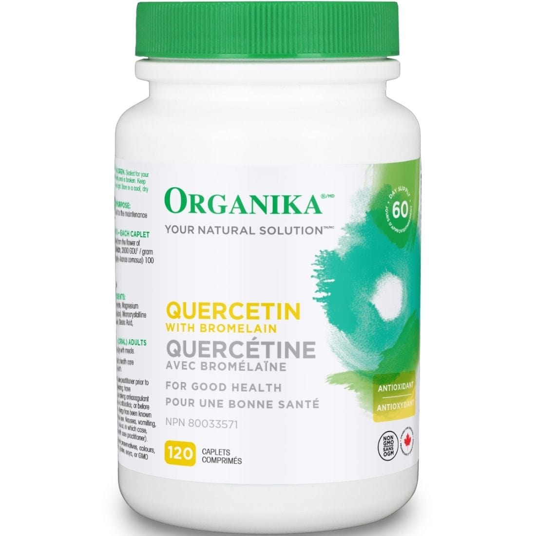 Organika Quercetin With Bromelain 500mg