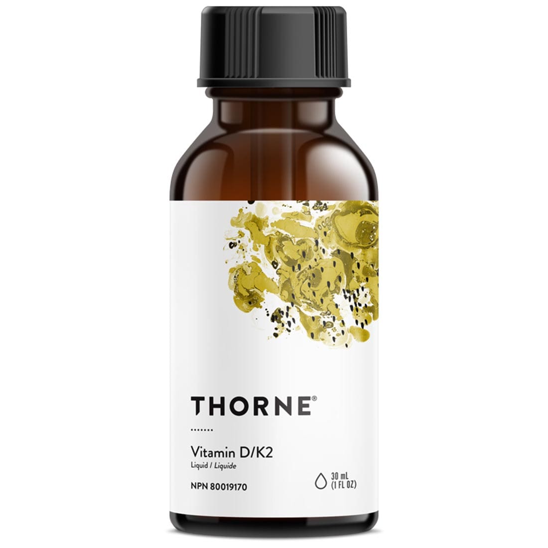 Thorne Vitamin D K2 Liquid 500IU 100mcg 30ml