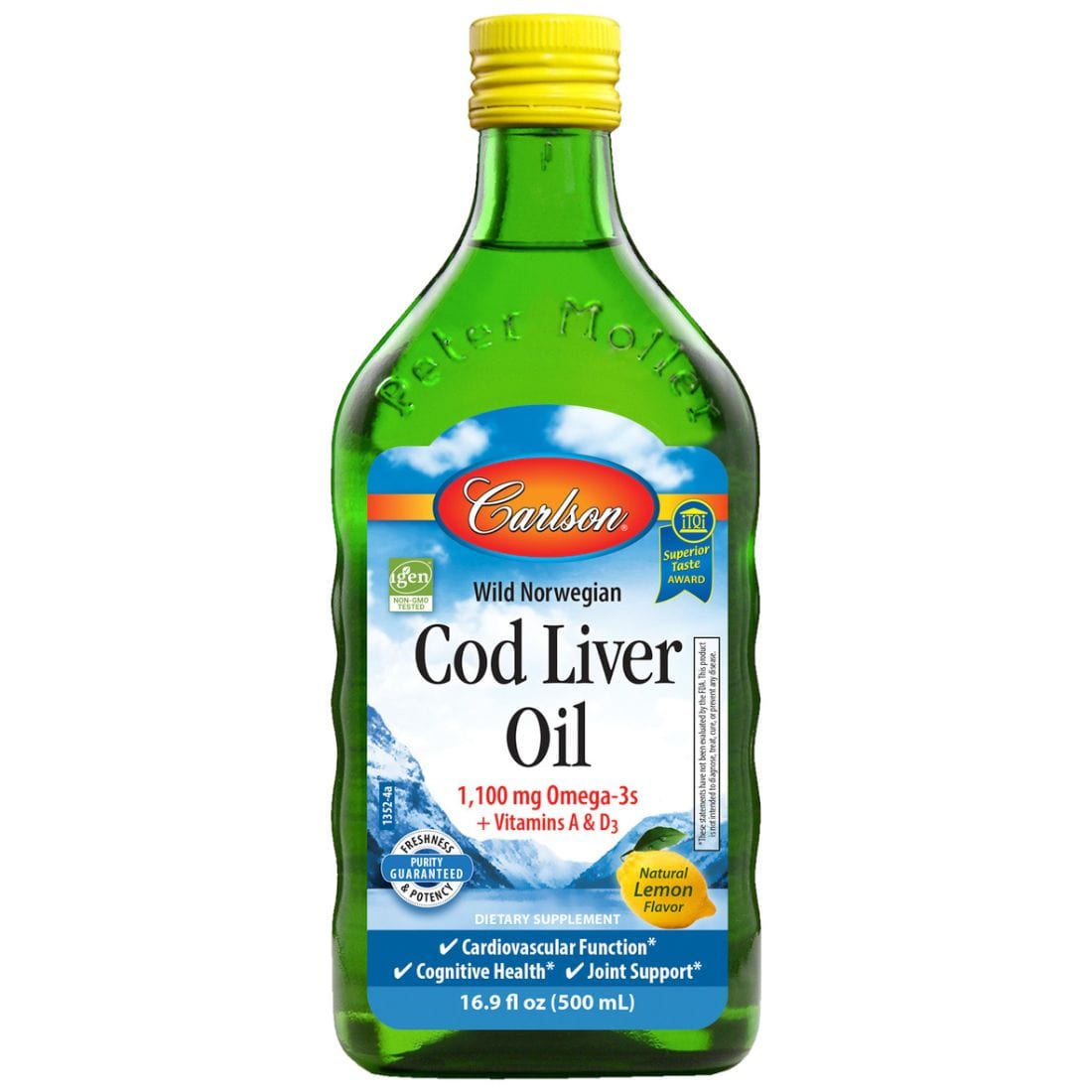 Carlson Norwegian Cod Liver Oil Liquid TG