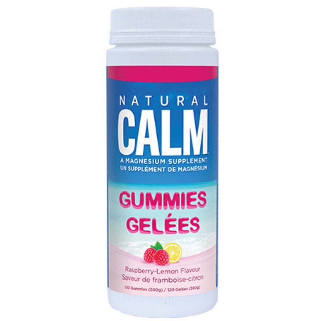 Natural Calm Magnesium Gummies 83mg For Adults and Kids 120 Deliciou