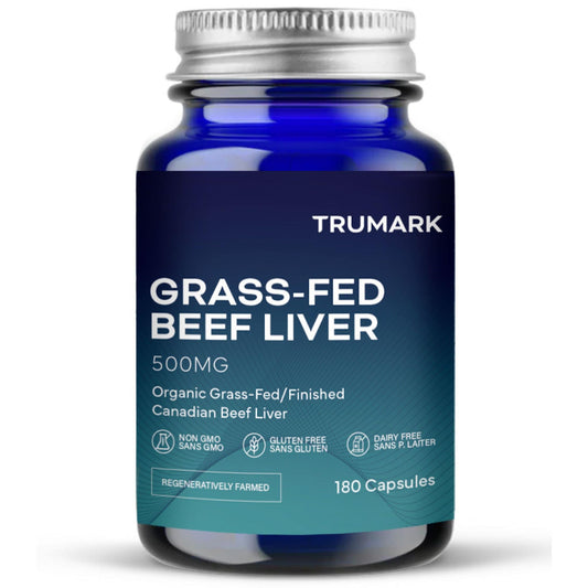 180 Capsules | TRUMARK Grass-Fed Beef Liver