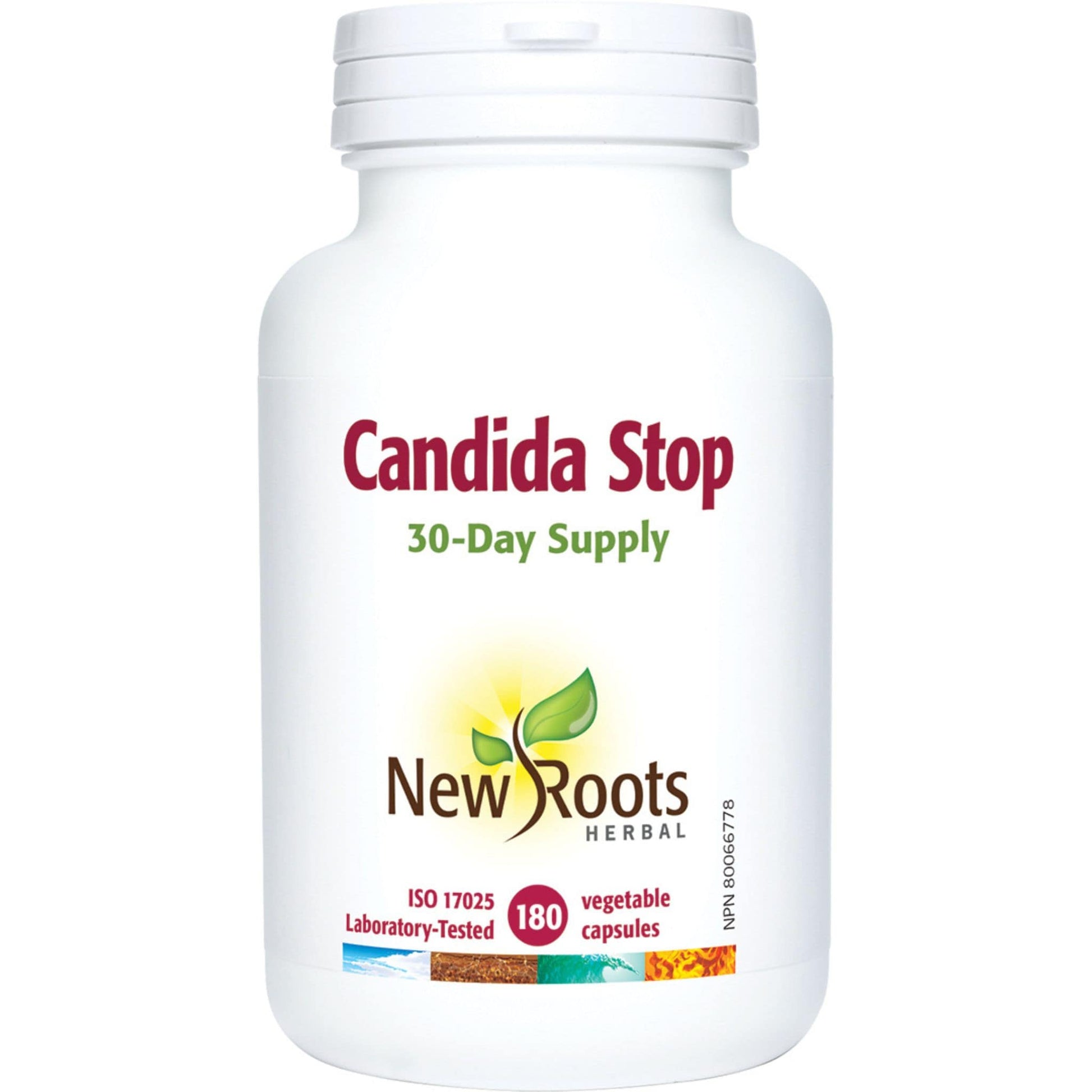 180 Vegetable Capsules | New Roots Herbal Candida Stop