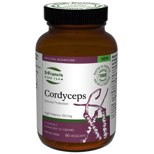 60 Vegetable Capsules | St. Francis Cordyceps