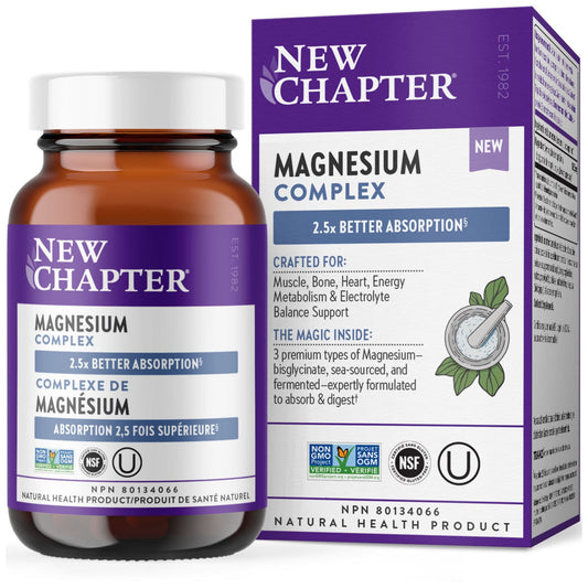 60 Tablets | New Chapter Magnesium Complex