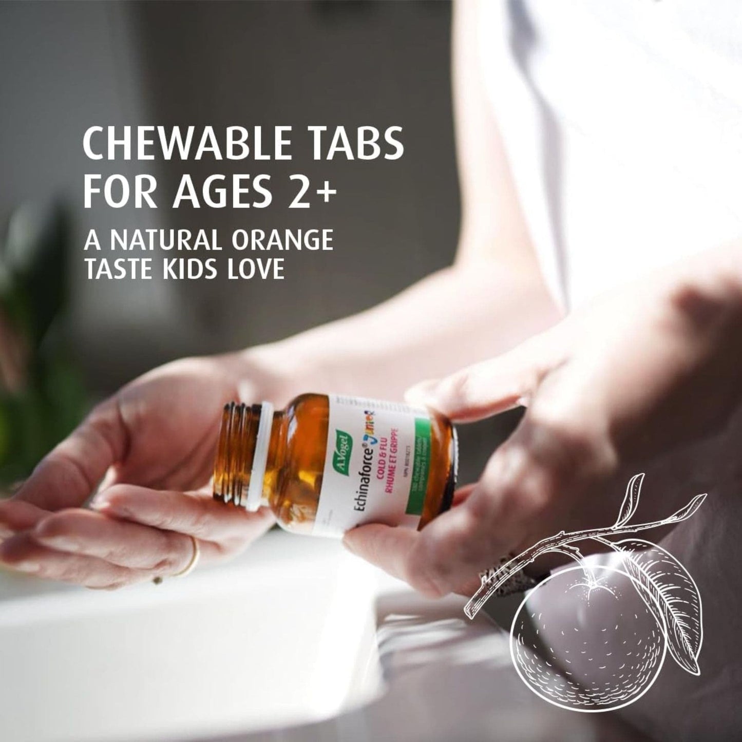 180 Chewable Tablets | A. Vogel Echinaforce Junior Cold and Flu