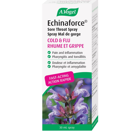 30mL | A. Vogel Echinaforce Sore Throat Spray Cold and Flu