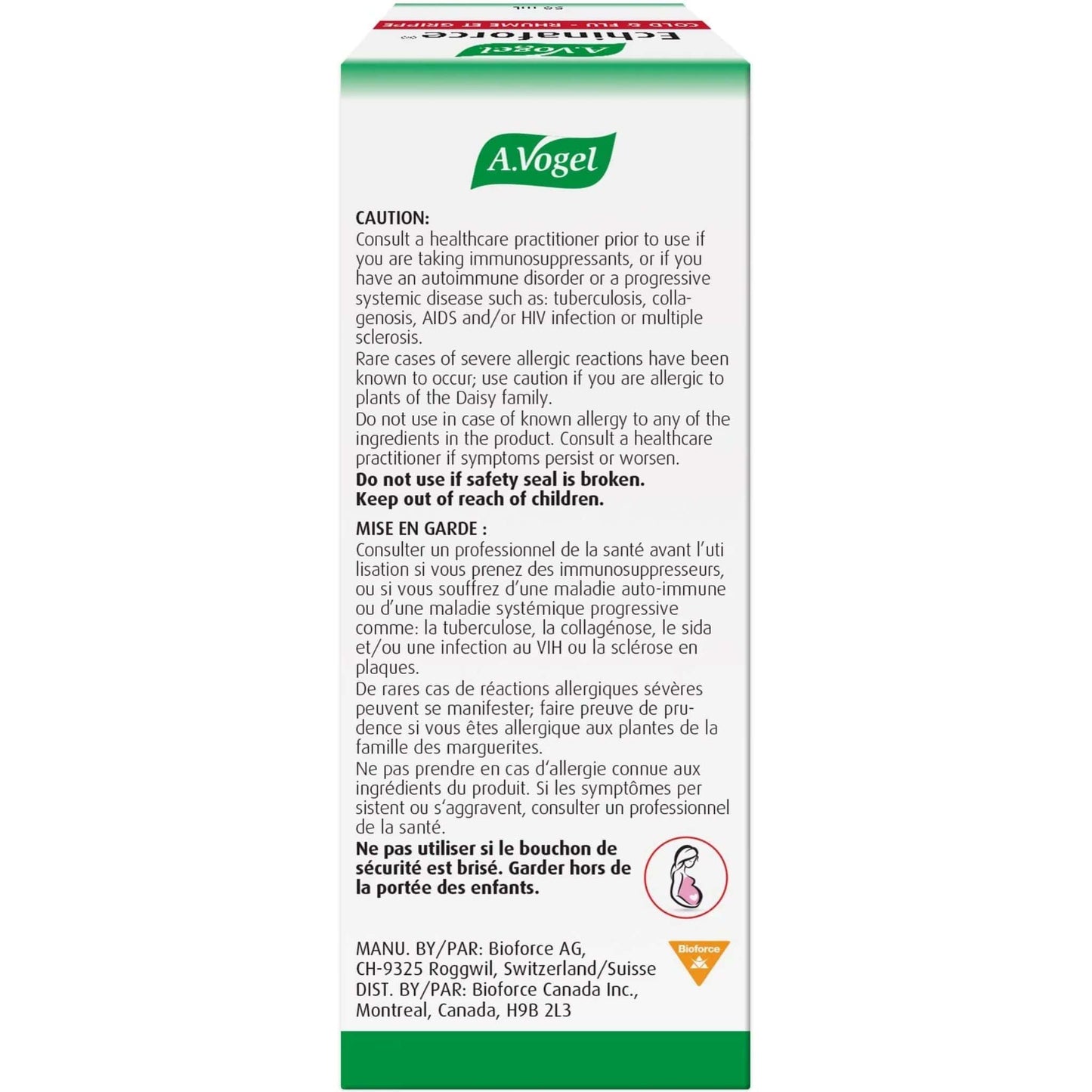 100mL | A. Vogel Echinaforce Tincture, Cold and Flu