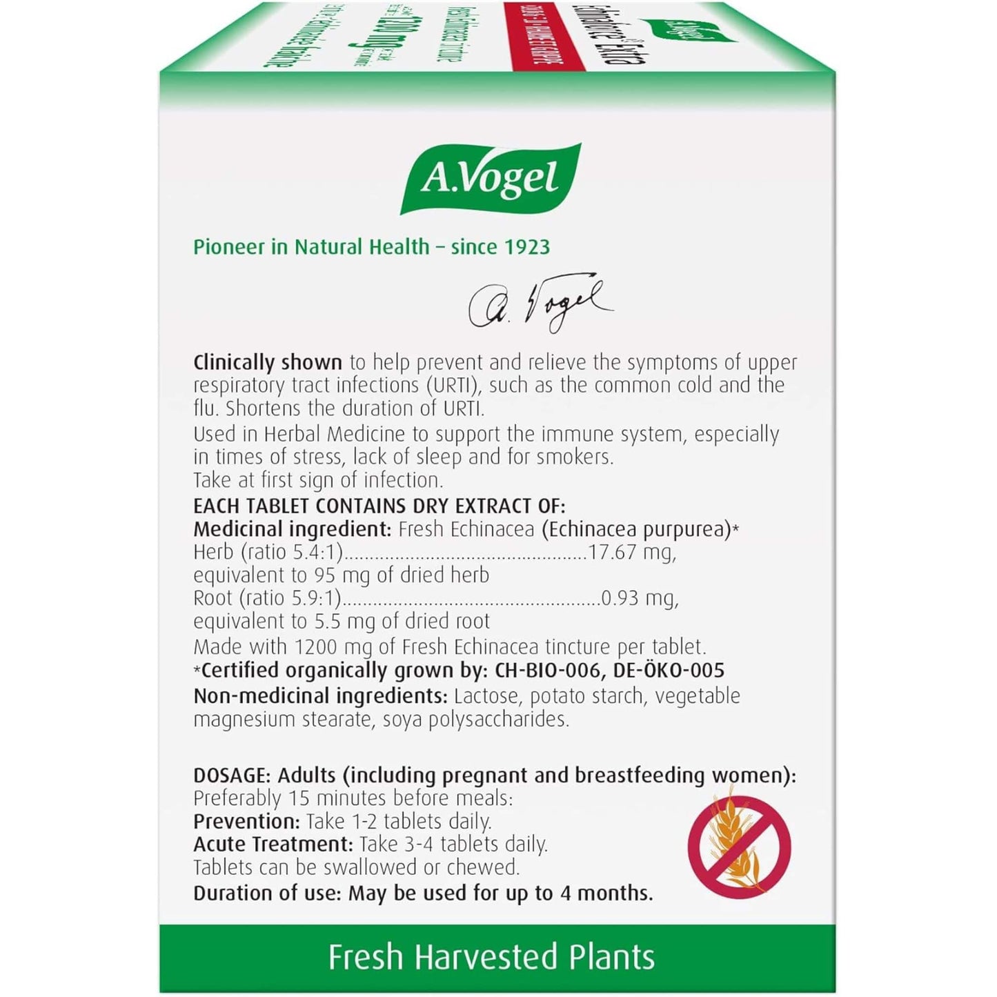 30 Tablets | A. Vogel Echinaforce Extra, Cold and Flu