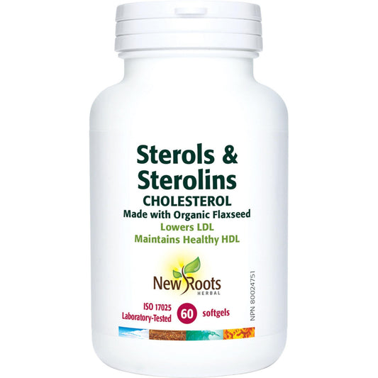 60 Softgels | New Roots Herbal Sterols and Sterolins Cholesterol