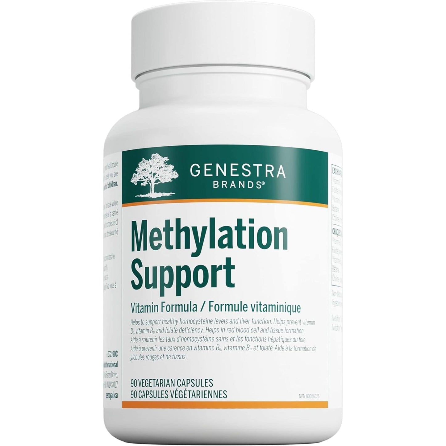 90 Vegetarian Capsules | Genestra Brands Methylation Support