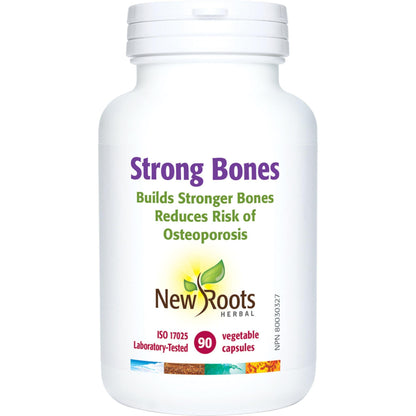 90 Vegetable Capsules | New Roots Herbal Strong Bones