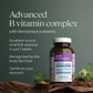 New Chapter Fermented Coenzyme Vitamin B Complex, Energy and Nervous System Support, 30 Tablets