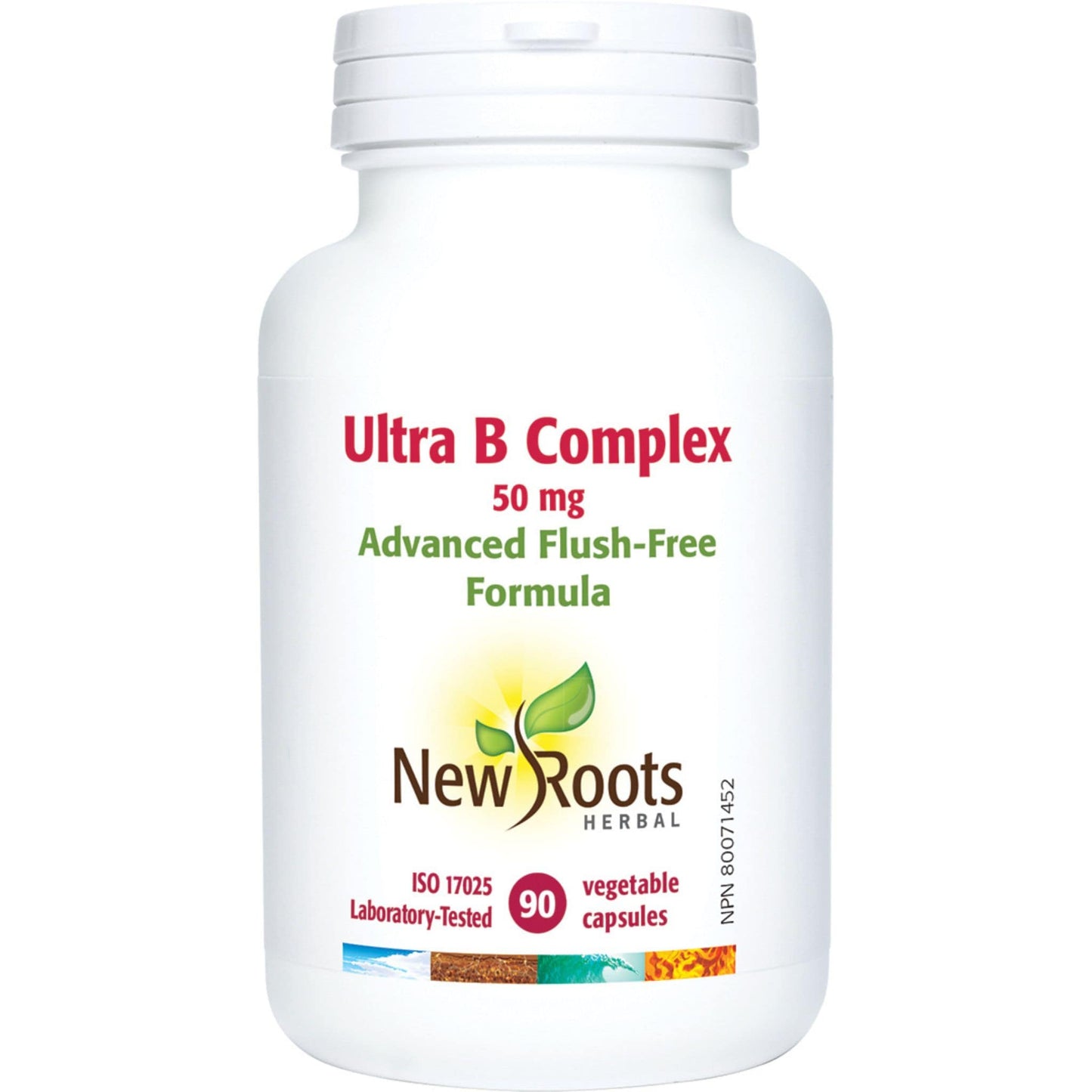 90 Vegetable Capsules | New Roots Herbal Ultra B Complex 50 Mg