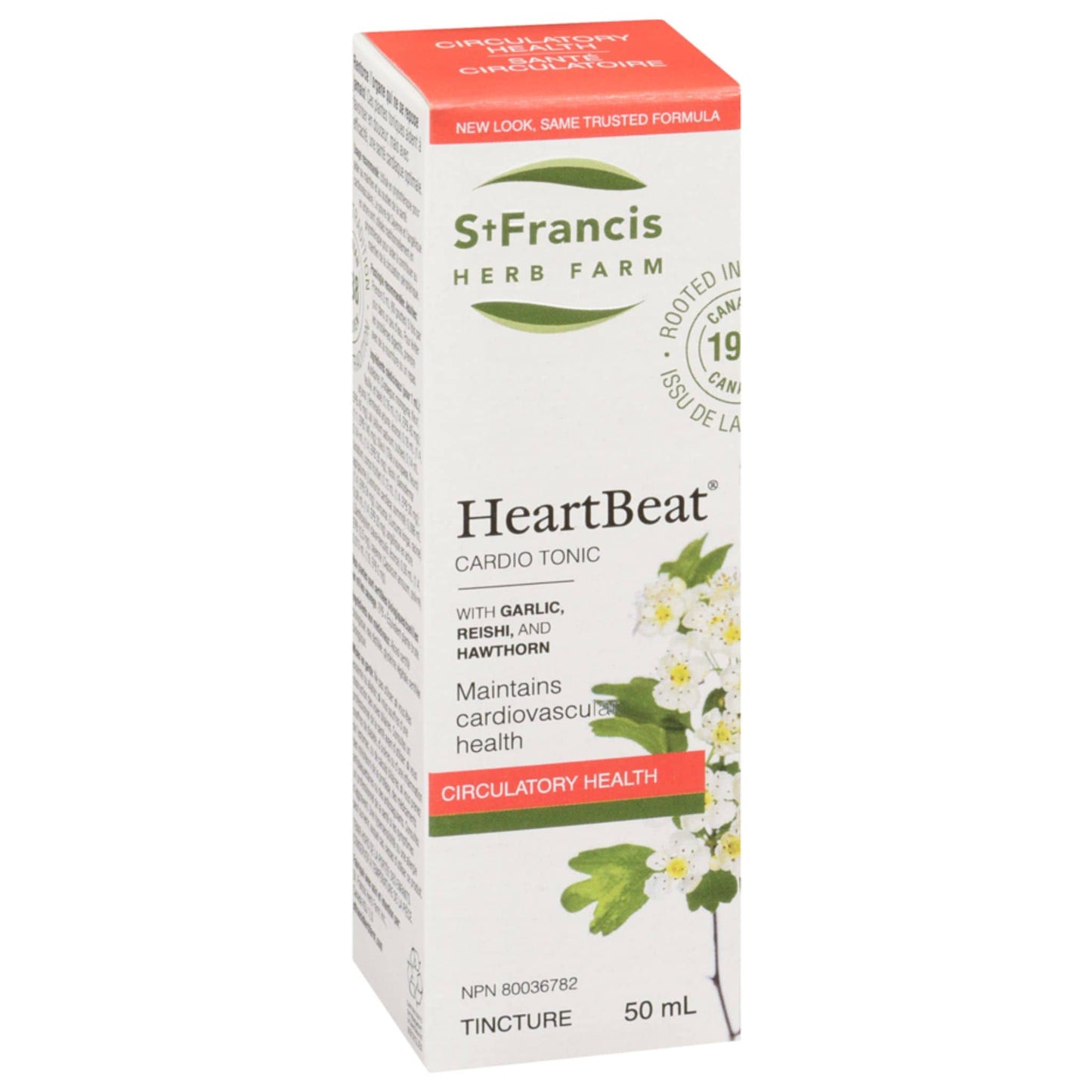 St.Francis HeartBeat, Cardio Tonic with Garlic, Reishi and Hawthorn, 50ml