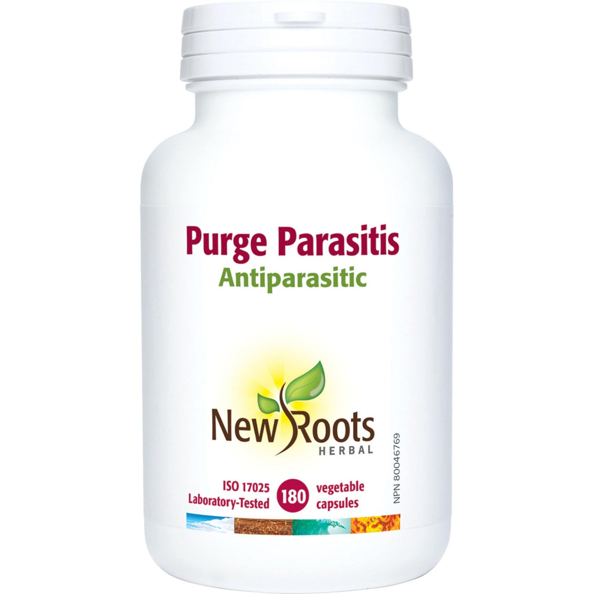 180 Vegetable Capsules | New Roots Herbal Purge Parasitis