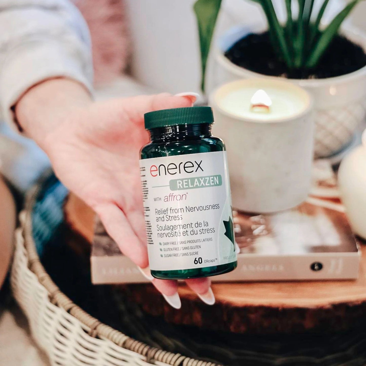 60 Delayed Release Capsules | Enerex RelaxZen with Affron