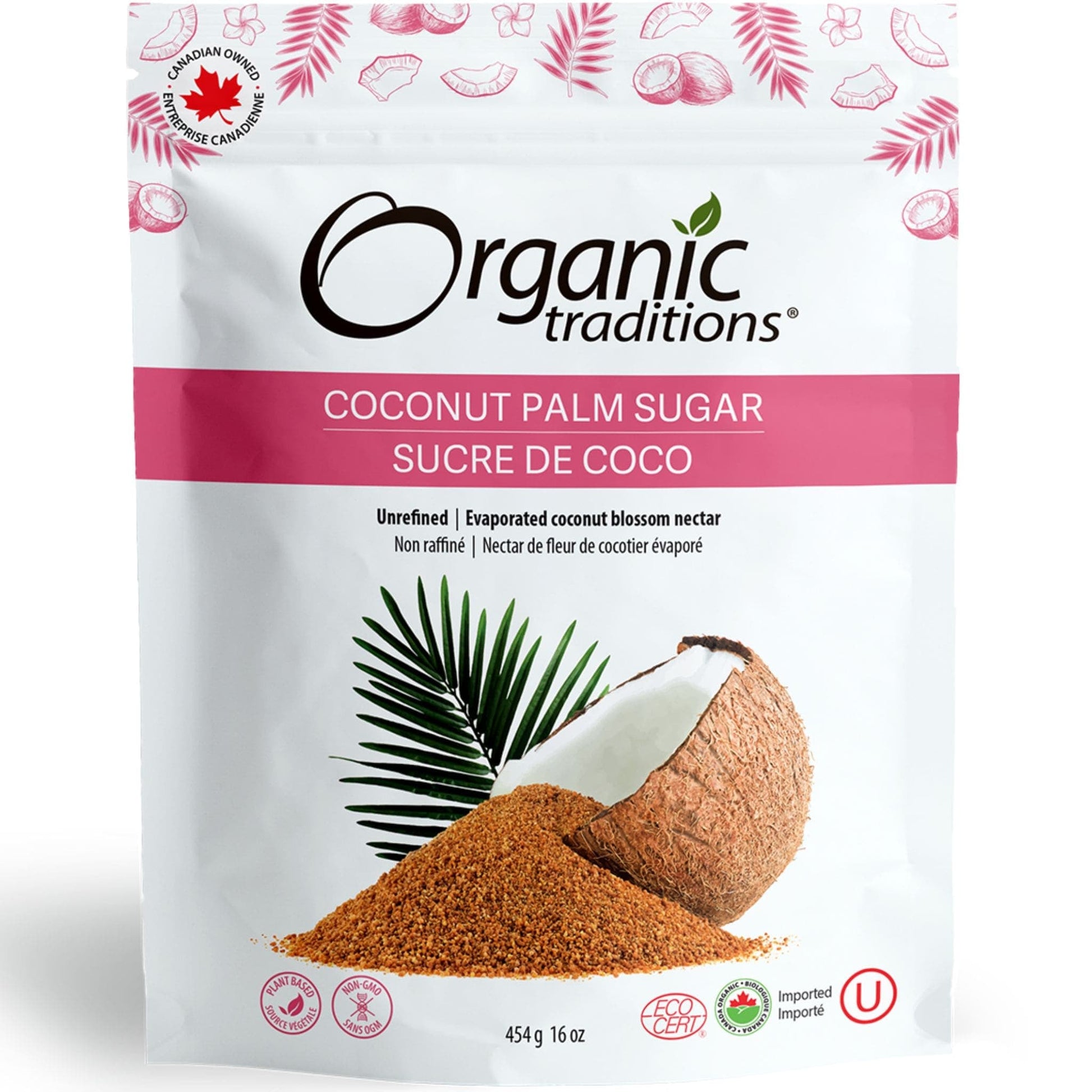 454g | Organic Traditions Coconut Palm Sugar 16oz