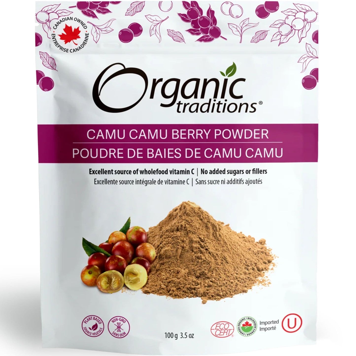 100g | Organic Traditions Camu Camu Berry Powder 3.5oz