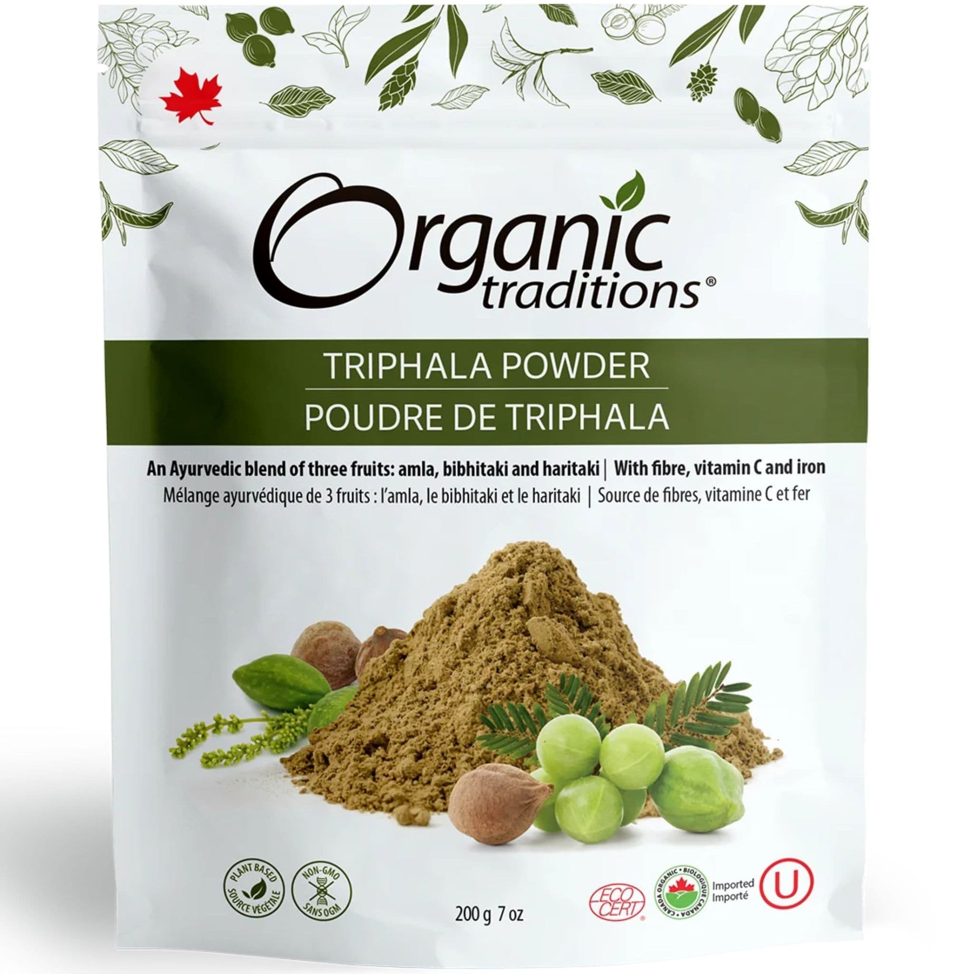 200g | Organic Traditions Triphala Powder 7oz