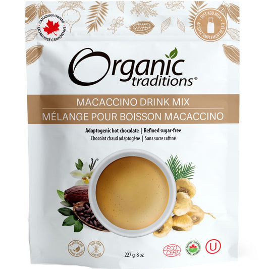 227g | Organic Traditions Macaccino Drink Mix 8oz