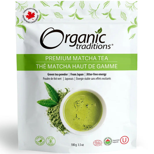 100g | Organic Traditions Premium Matcha Tea 3.5oz