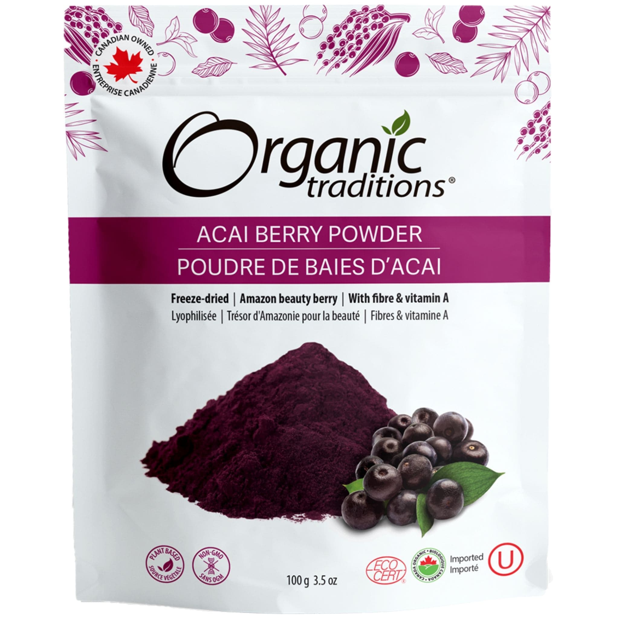 Organic acai berry powder hotsell