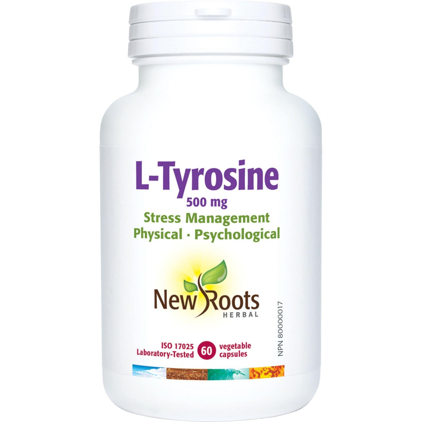 60 Vegetable Capsules | New Roots Herbal L-Tyrosine 500mg