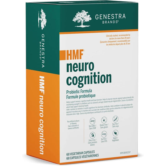 60 Vegetarian Capsules | Genestra Brands HMF Neuro Cognition