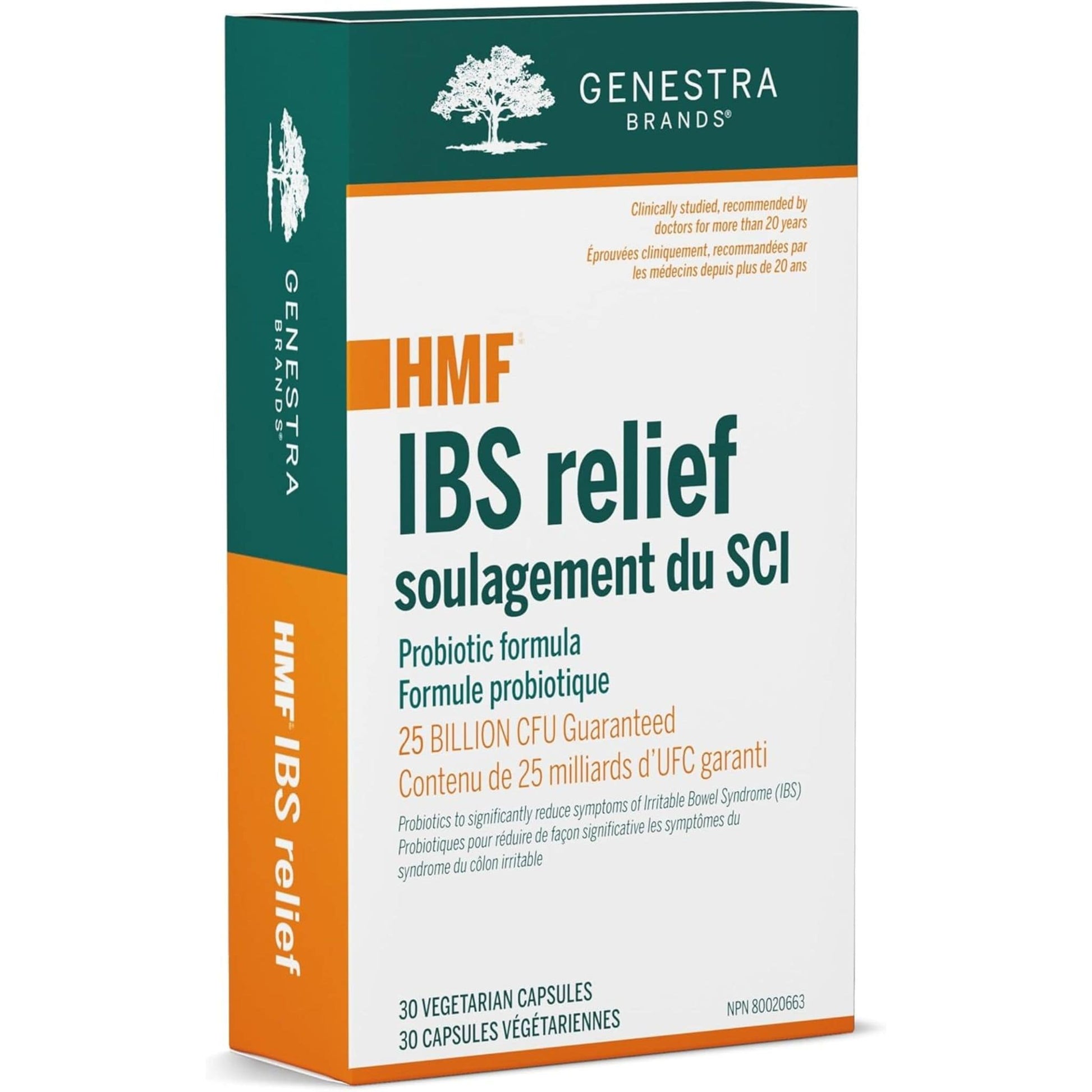 30 Vegetarian Capsules | Genestra Brands HMF IBS Relief soulagement du SCI