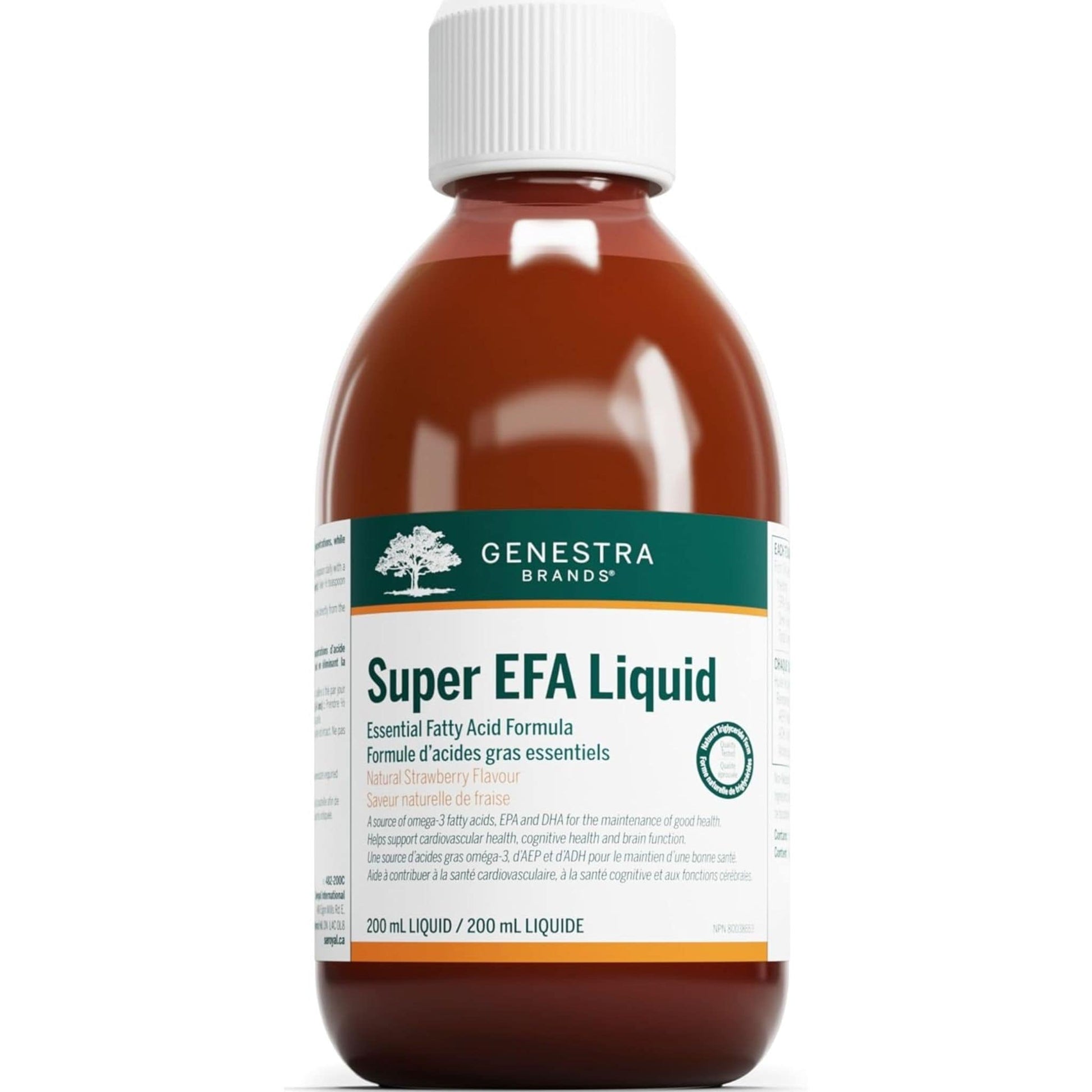 Natural Strawberry Flavour, 200mL | Genestra Brands Super EFA Liquid