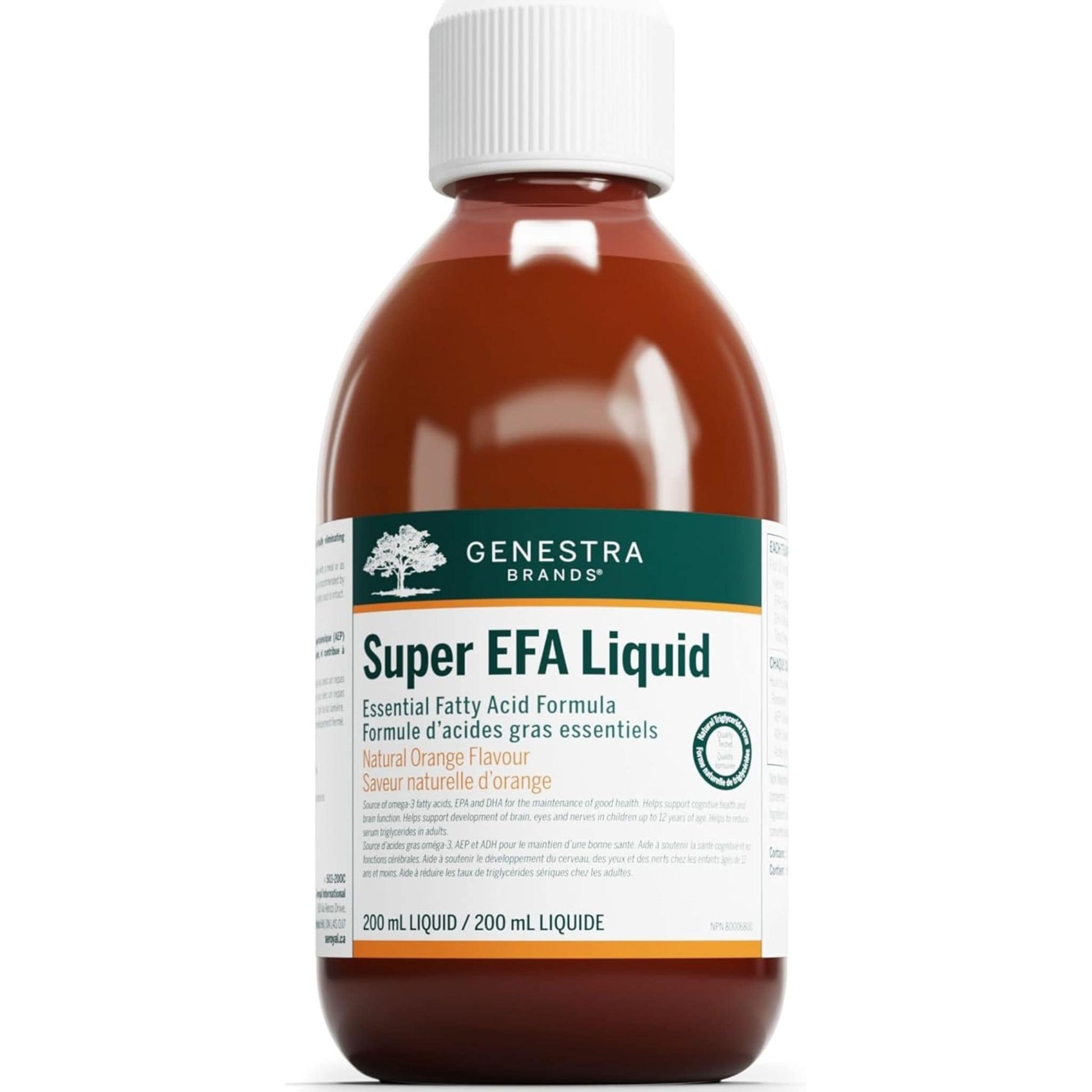 Natural Orange Flavour, 200mL | Genestra Brands Super EFA Liquid