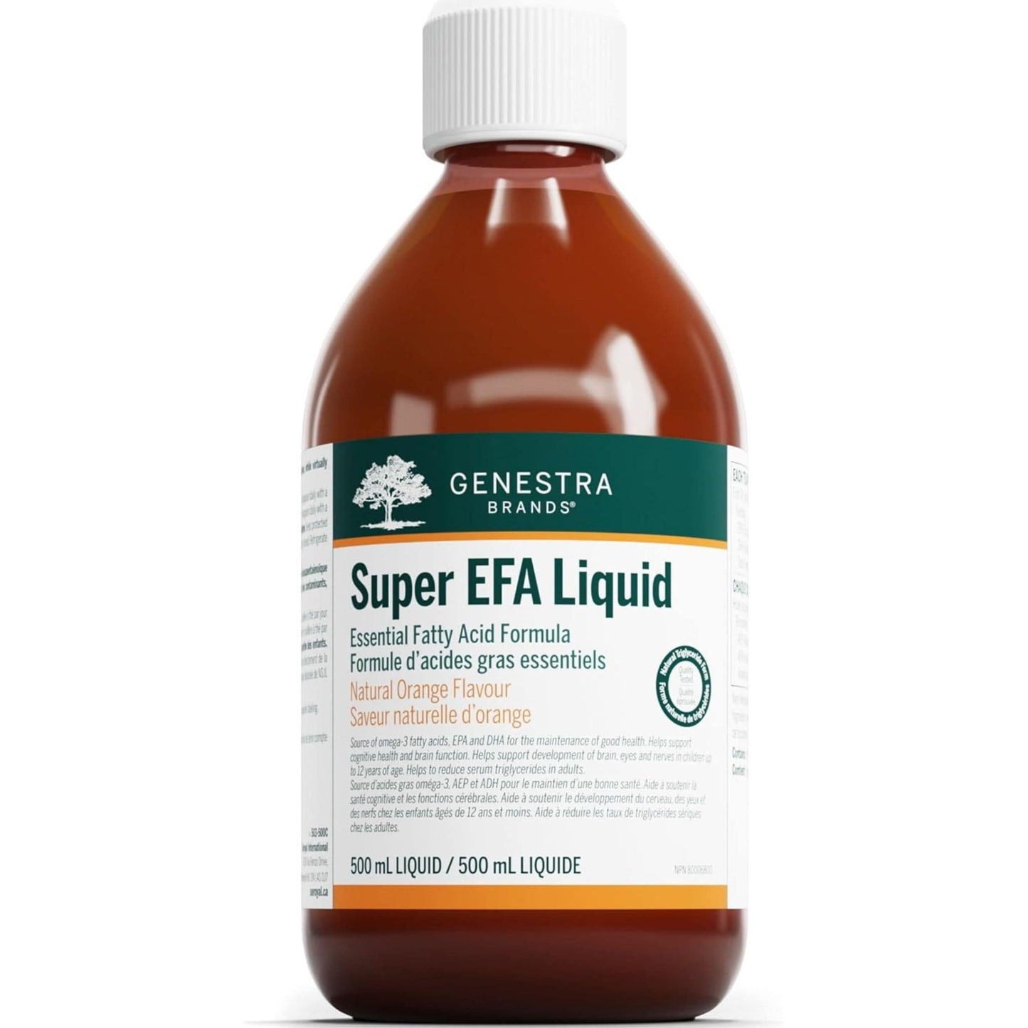 Natural Orange Flavour, 500mL | Genestra Brands Super EFA Liquid