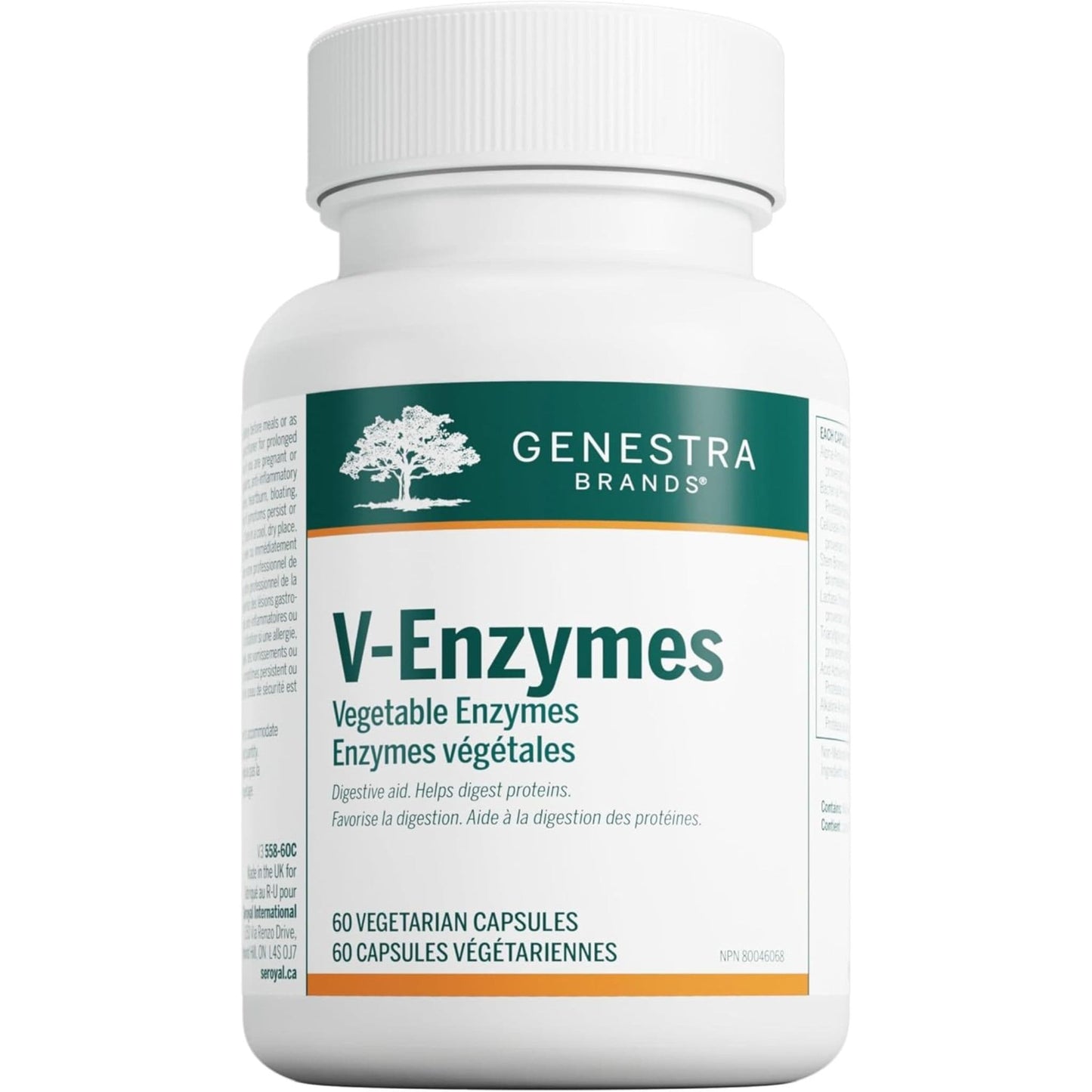 60 Vegetarian Capsules | Genestra Brands V-Enzymes