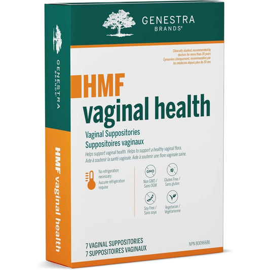 7 Vaginal Suppositories | Genestra Brands HMF Vaginal Health