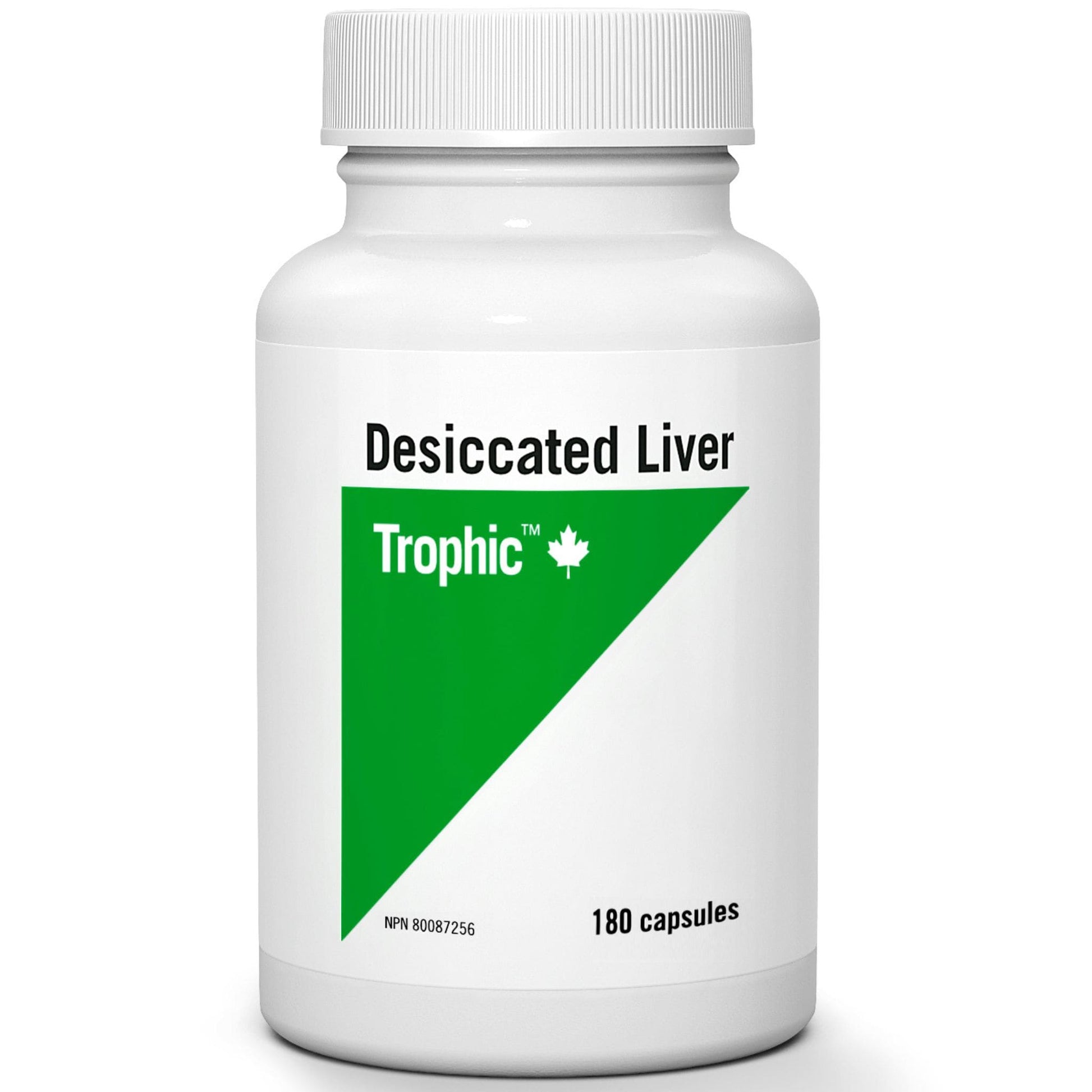 180 Capsules | Trophic Desiccated Liver