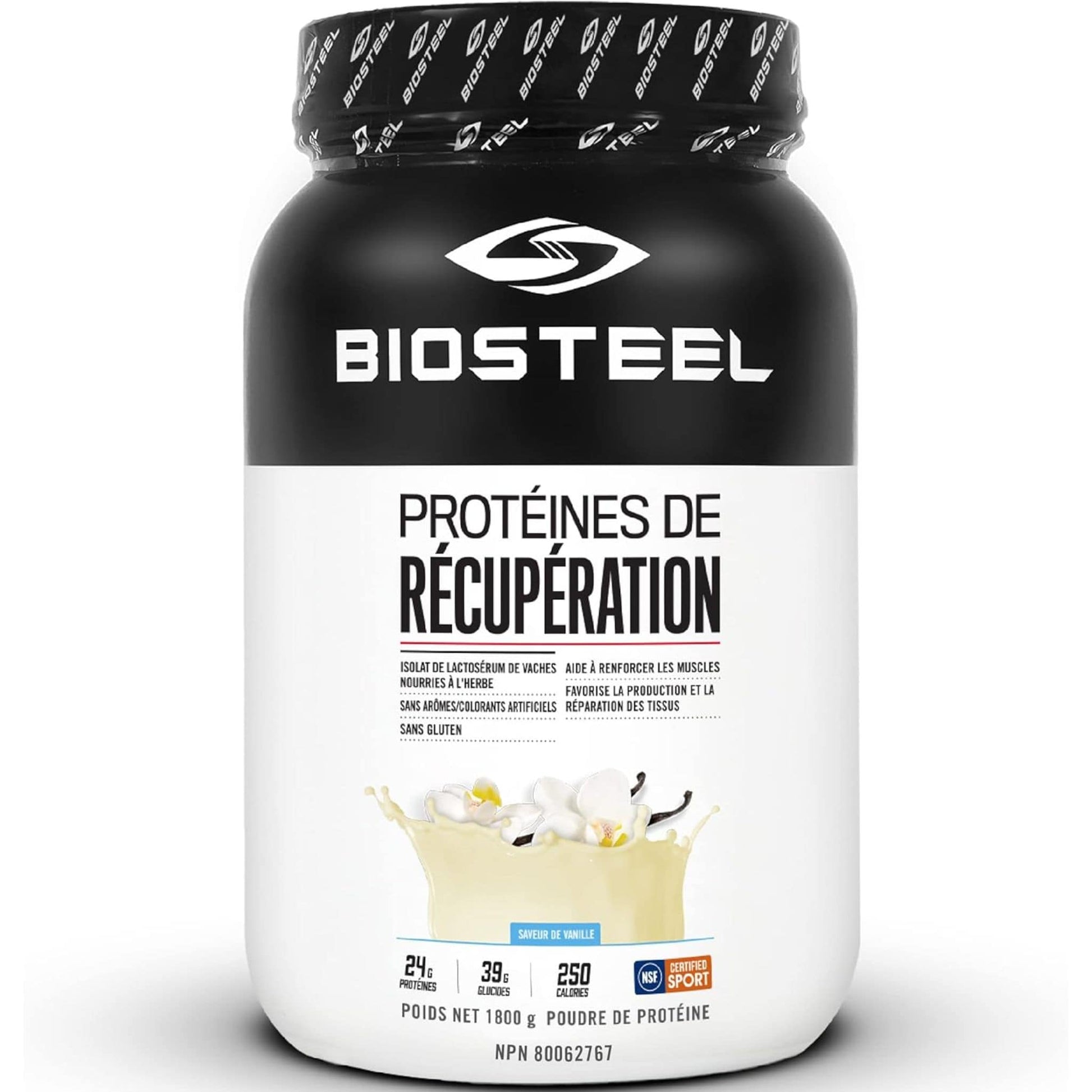 Vanilla 1800g | Biosteel Recovery Protein Powder