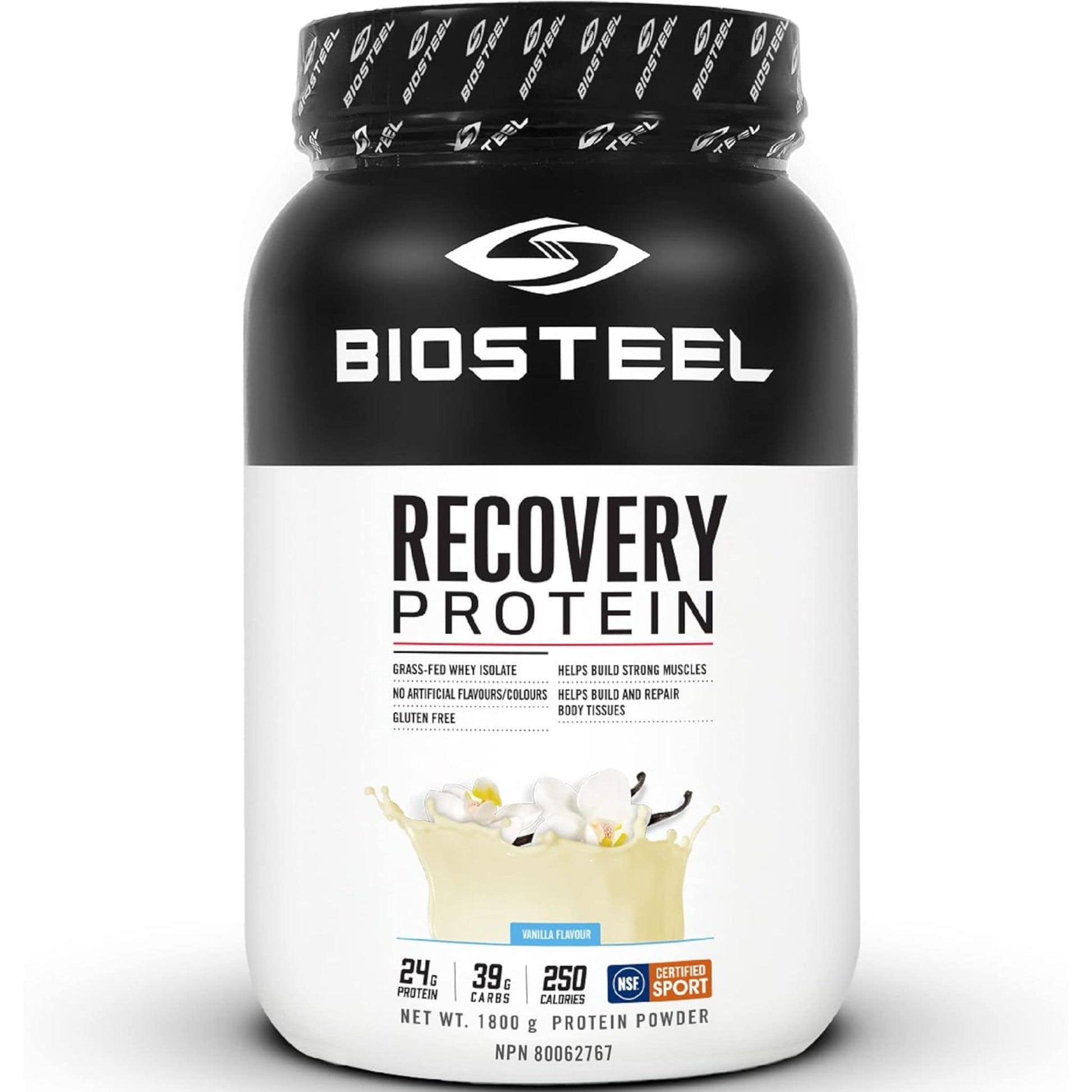 Vanilla 1800g | Biosteel Recovery Protein Powder