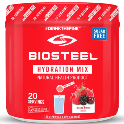 Mixed Berry 140g | Biosteel Hydration Mix Powder // mixed berry flavour