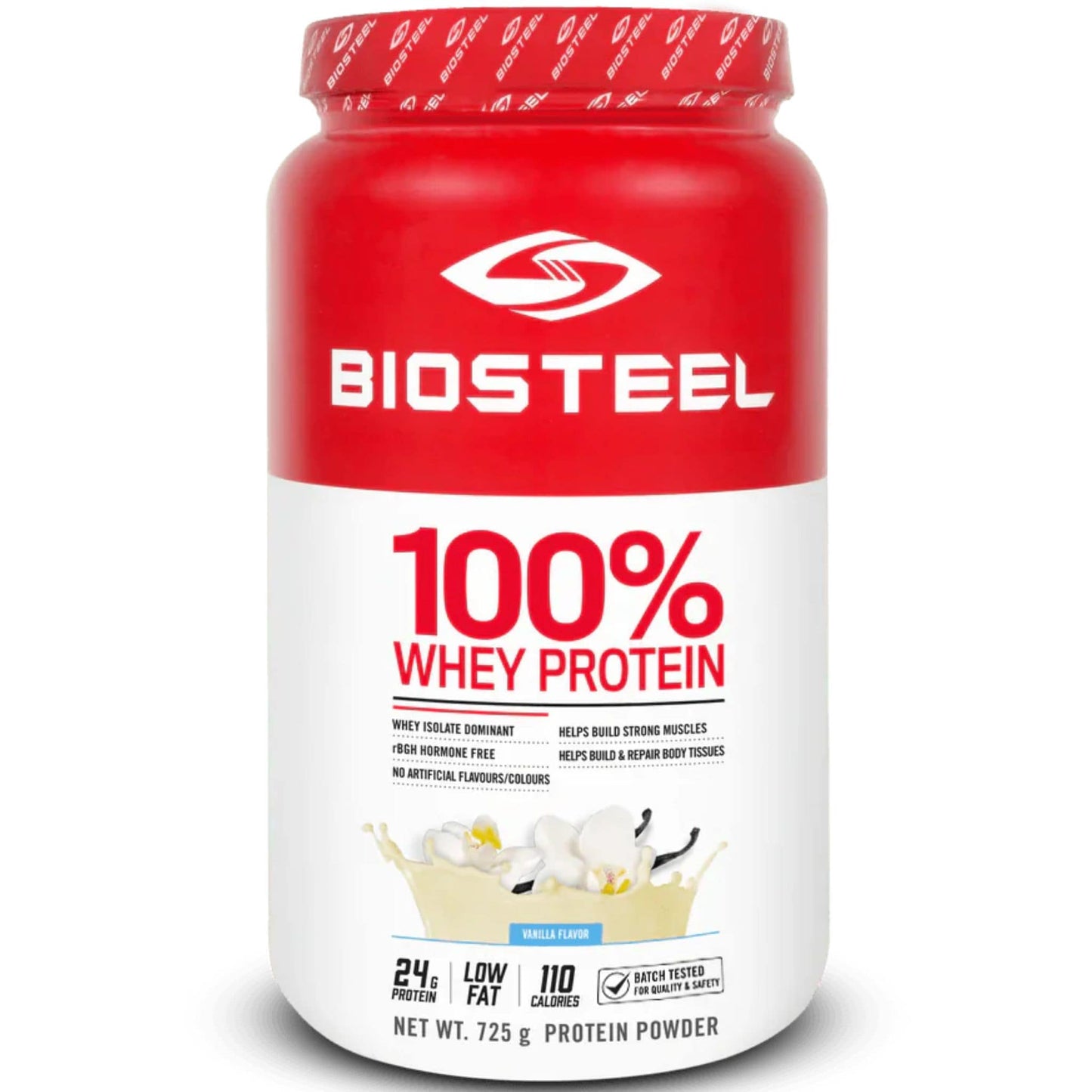 Vanilla 725g | Biosteel 100% Whey Protein Powder