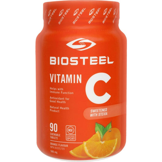 Orange 90 Chewable Tablets | BioSteel Vitamin C