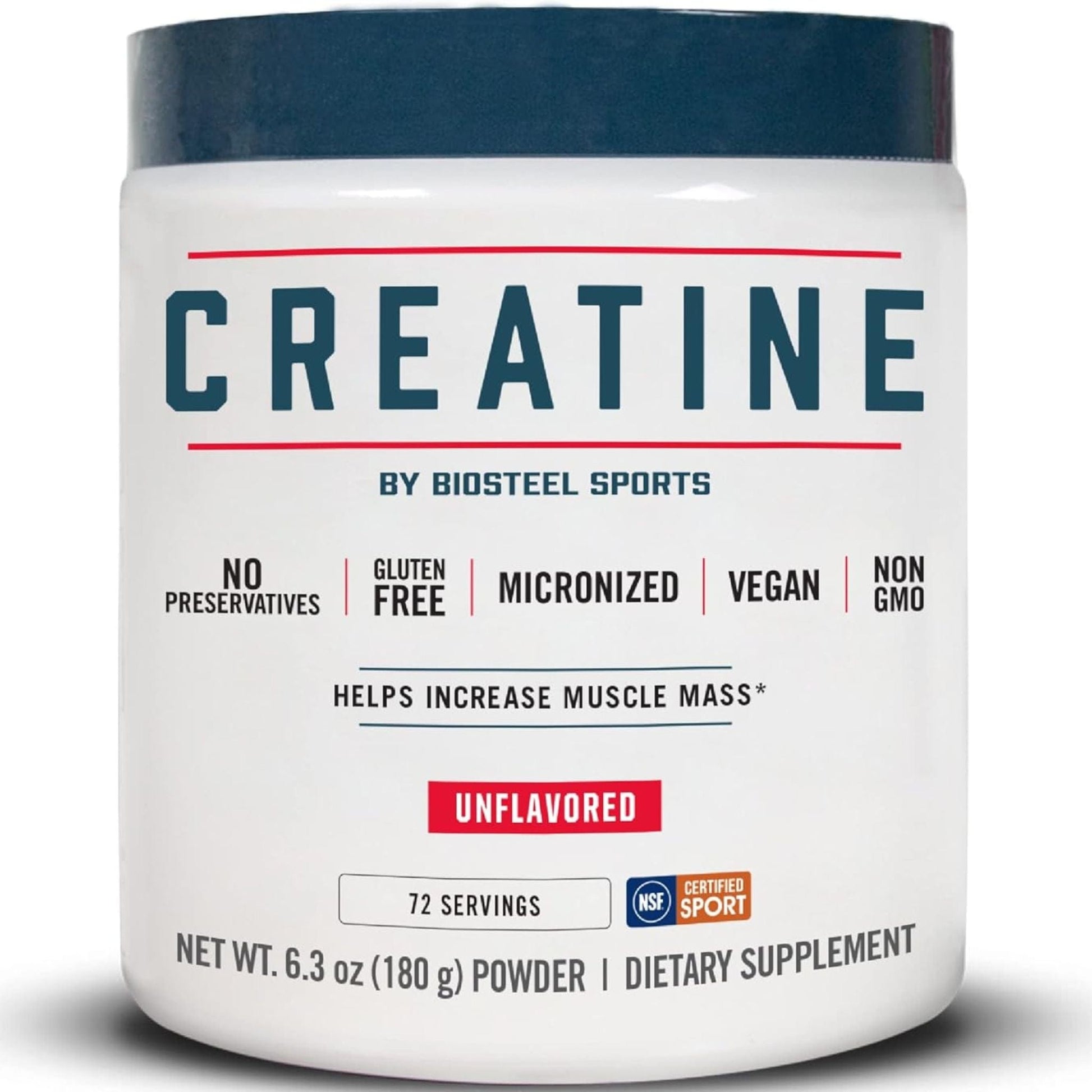 Unflavoured 180g | Biosteel Creatine Powder