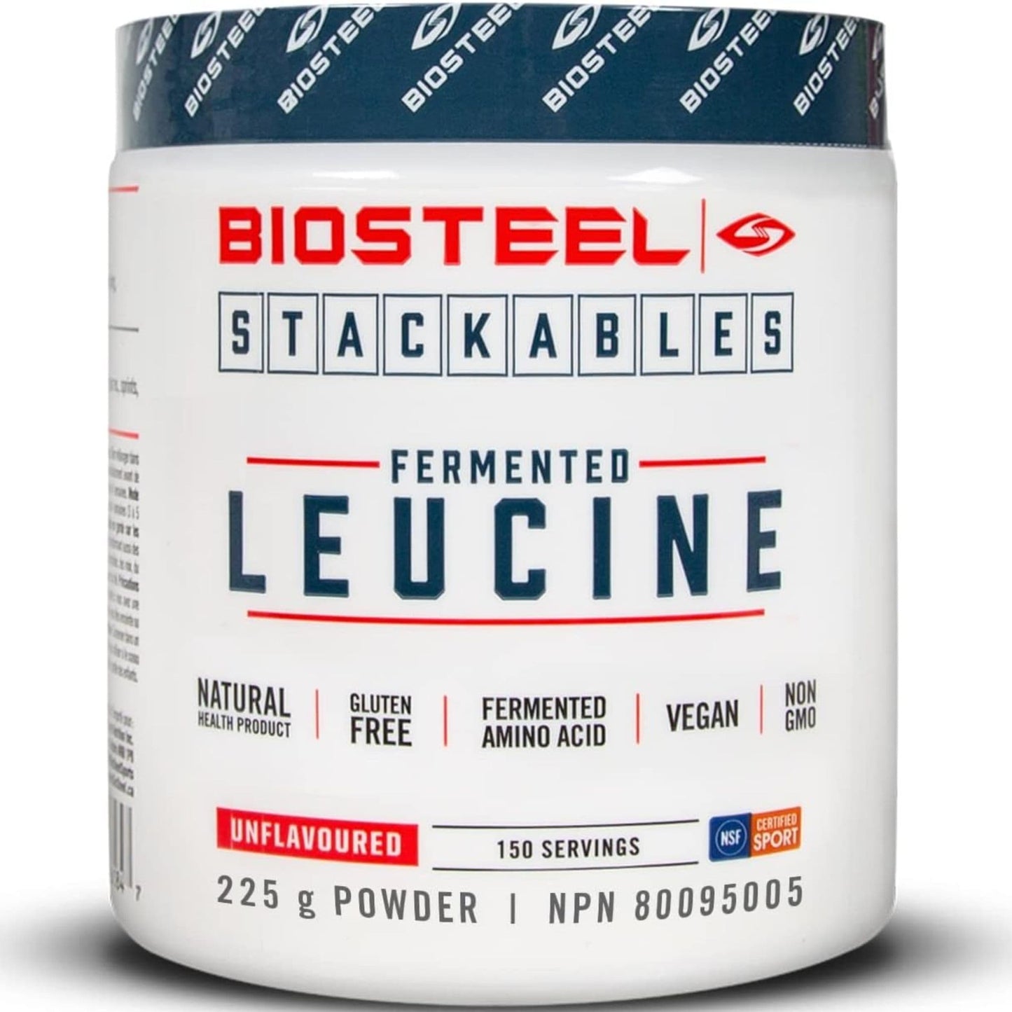 Unflavoured 225g | Biosteel Stackables Fermented Leucine Powder