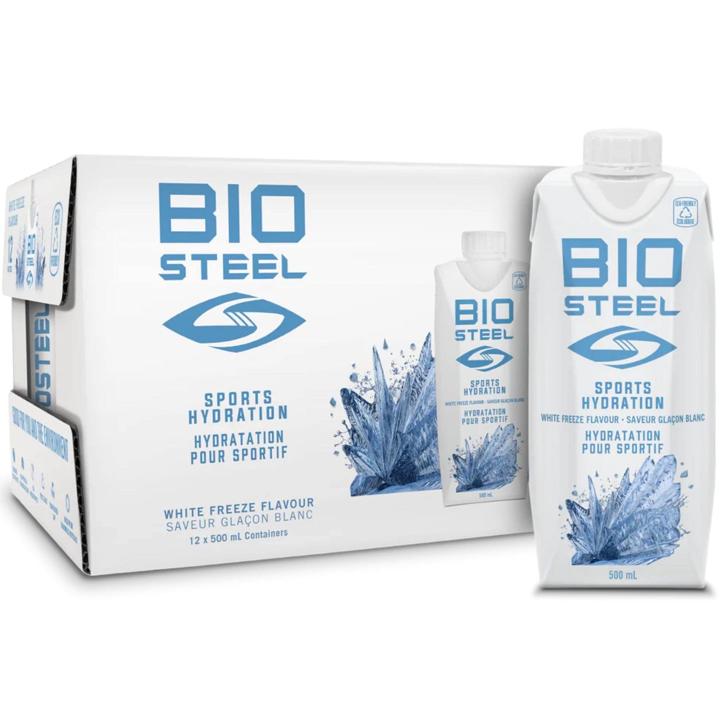 White Freeze 12 x 500mL | Biosteel Sports Hydration Drink