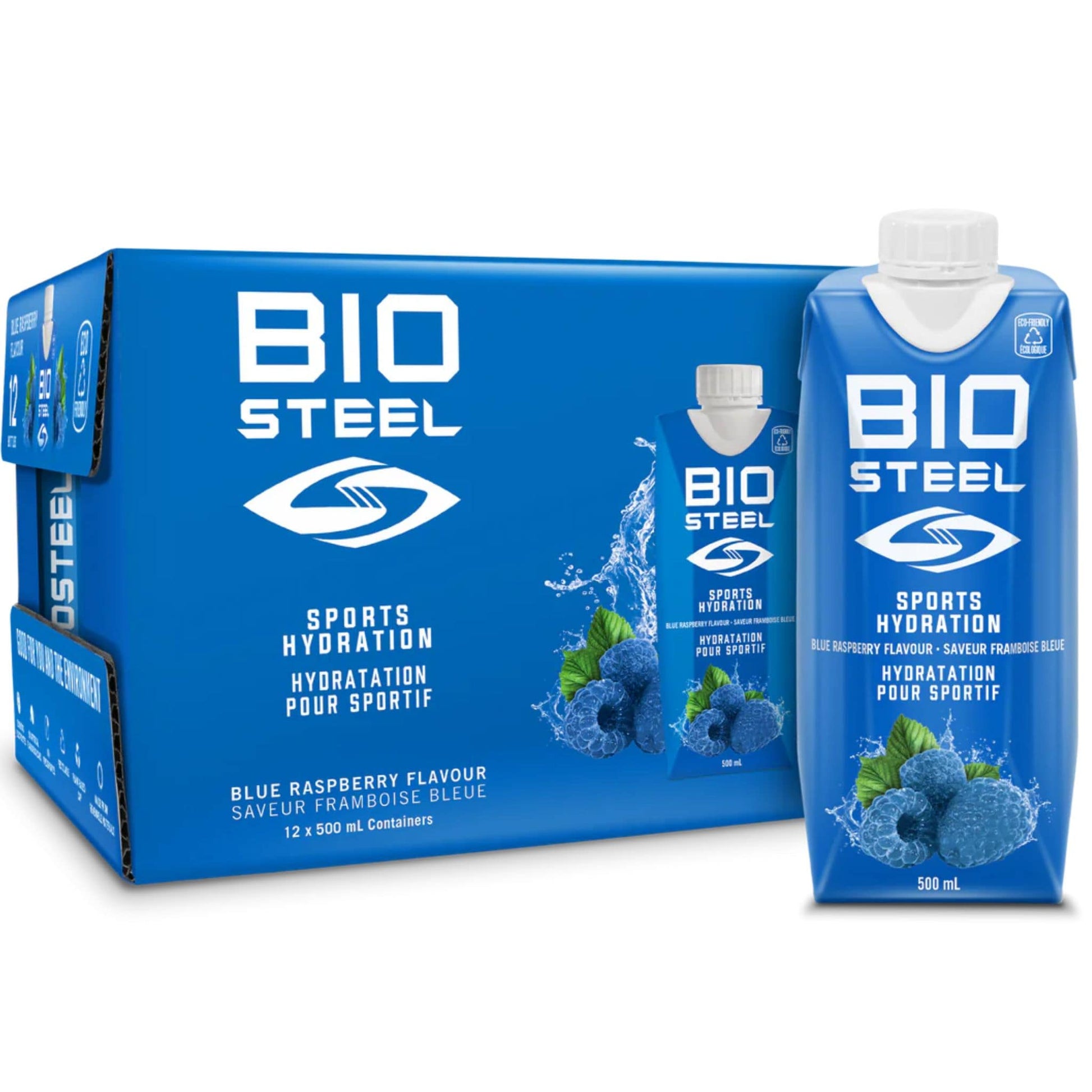 Blue Raspberry 12 x 500mL | Biosteel Sports Hydration Drink